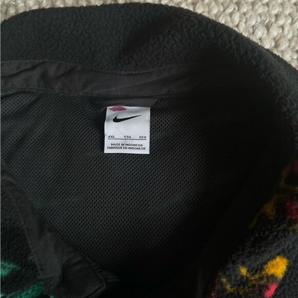 Nike Men's Lebron James Tropical Sherpa Button up Jacket Size XXL - Picture 5 of 15